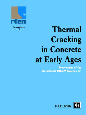 cover image of Thermal Cracking in Concrete at Early Ages